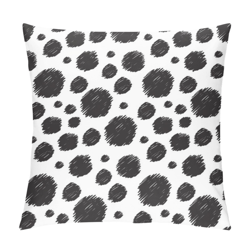 Personality  White And Black Seamless Pattern. Pillow Covers