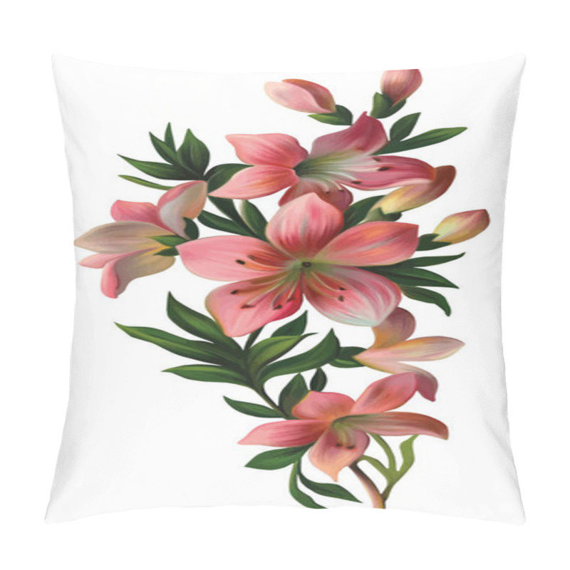 Personality  Vector Beautiful  Floral Background.  Pillow Covers