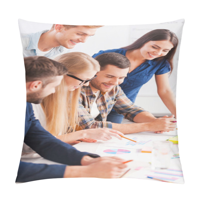 Personality  Cheerful Business People Pillow Covers