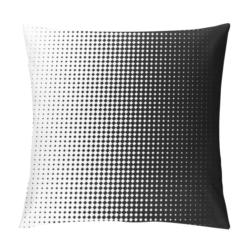 Personality  Halftone Vector Illustration. Geometric Half Tone Design Element Pillow Covers