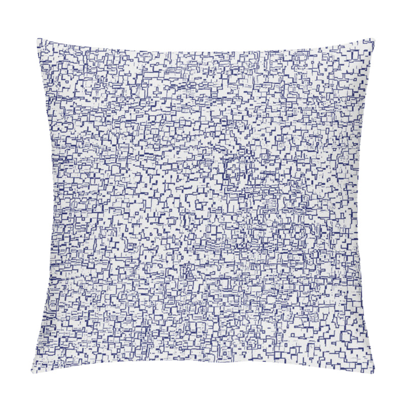 Personality  Squares Extruded, Many Dots, Shaky, Gradient, Blurry, Breezy And Full Of Tiles White Smoke, Gainsboro And Navy Paint Hovering Over Innocent Wall Pillow Covers