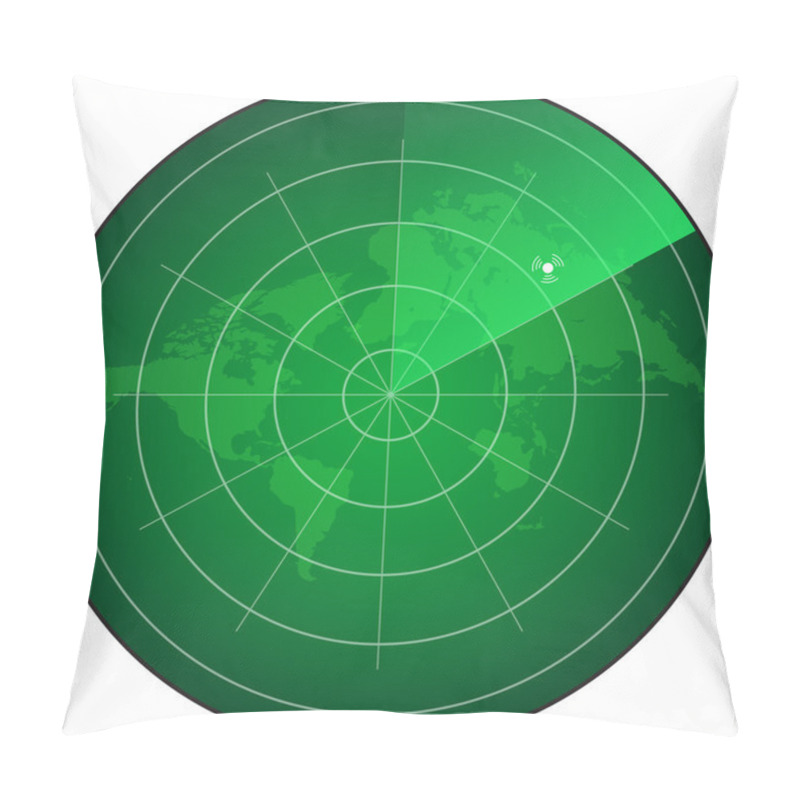 Personality  Radar Screen Pillow Covers