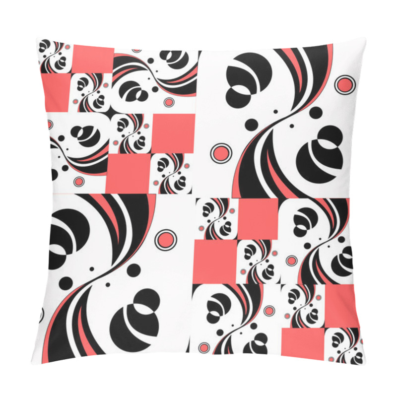 Personality  Abstract Background With Circles Pillow Covers