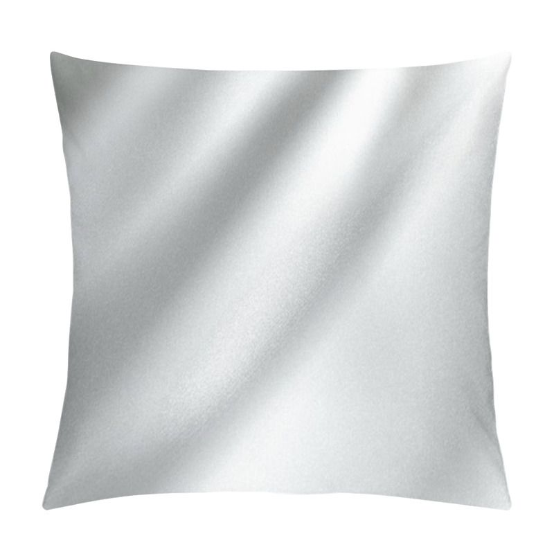 Personality  Glowing Silver Metal Wall, Abstract Metallic Texture Background Pillow Covers