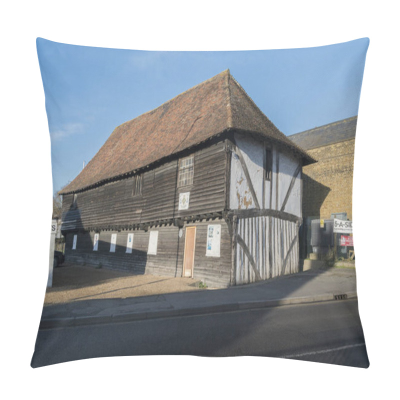 Personality  Ancient Timber Framed Building In  Faversham, Kent, UK Pillow Covers