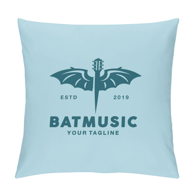 Personality  Modern Music Logo Design Inspiration Pillow Covers