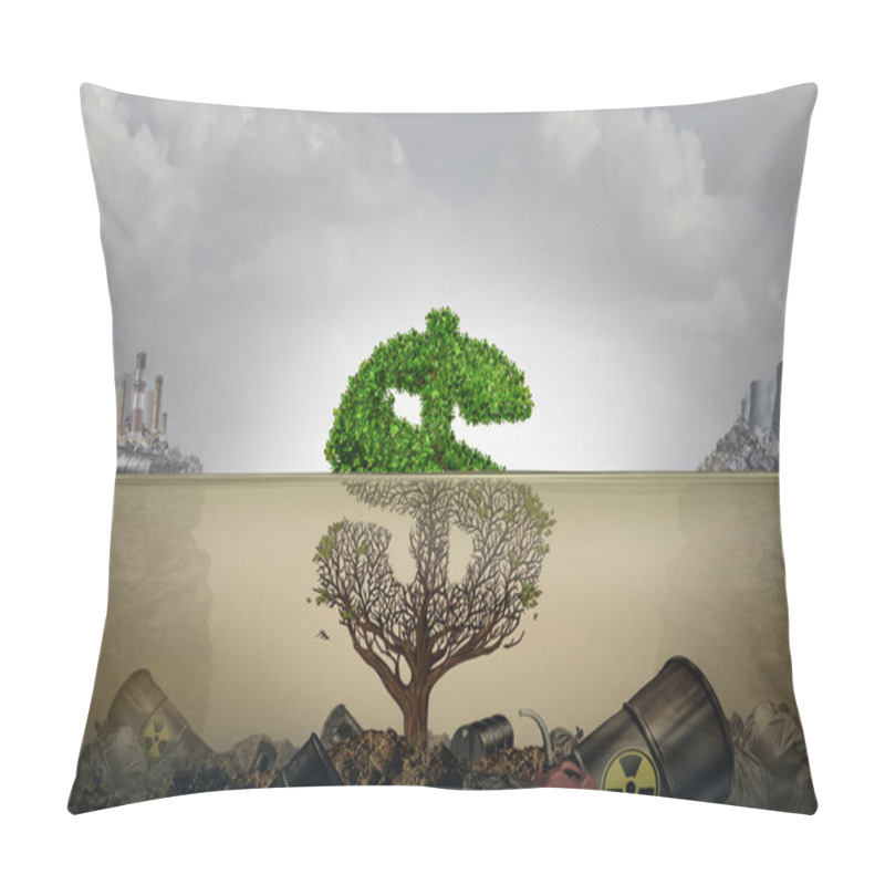 Personality  Financial Cost Of Polluted Environment Pillow Covers