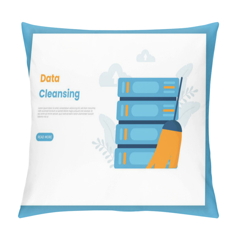 Personality  Data Cleansing Illustration Concept. This Design Can Be Used For Websites, Landing Pages, UI, Mobile Applications, Posters, Banners Pillow Covers