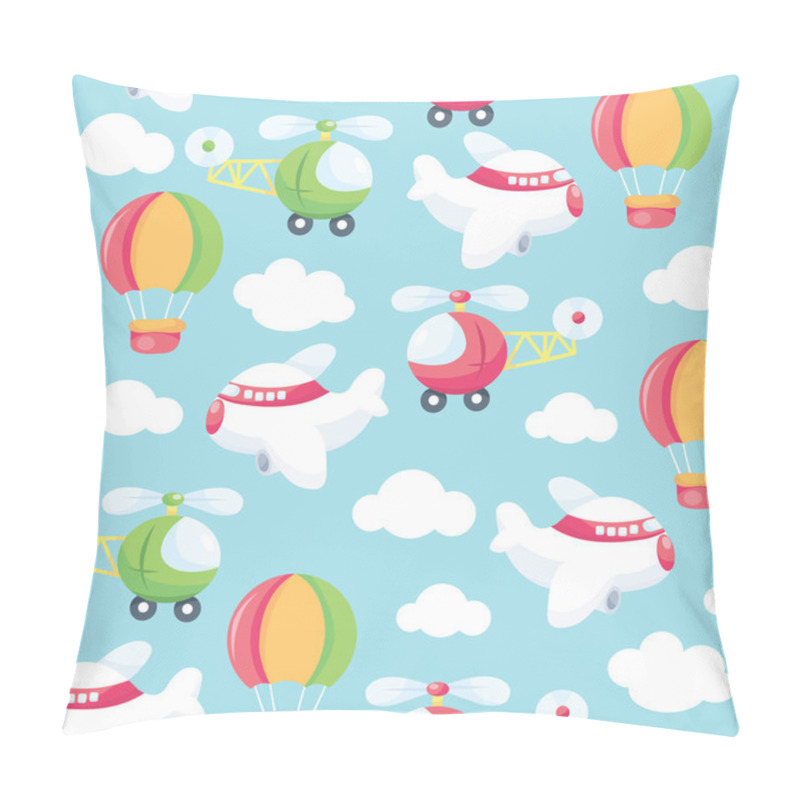 Personality  Come Fly With Me Seamless Pattern Background Pillow Covers