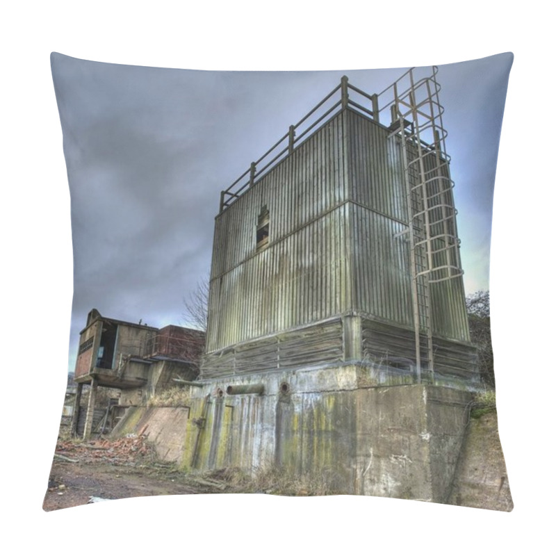 Personality  Derelict Factory, Kidderminster, England. Pillow Covers