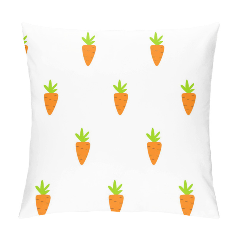 Personality  Carrot Background Pillow Covers