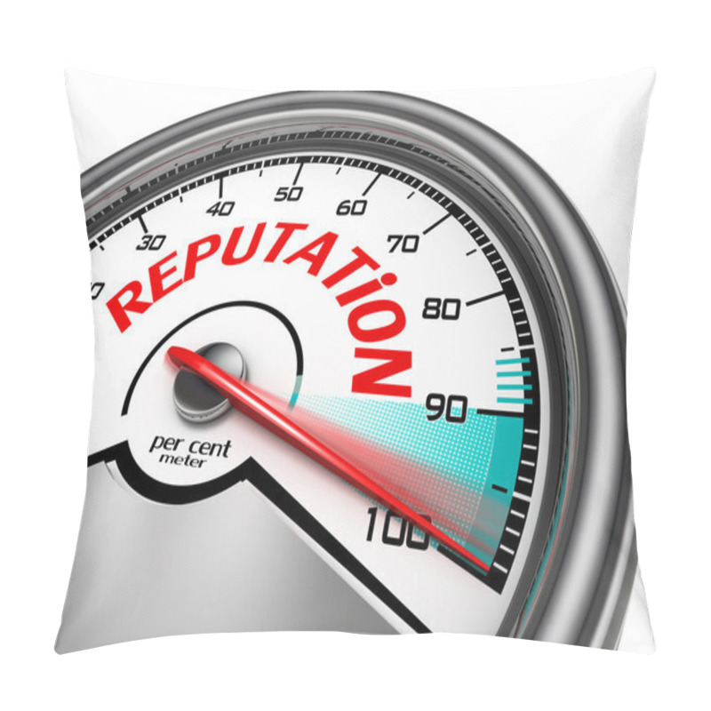 Personality  Reputation Conceptual Meter Indicate Hundred Per Cent Pillow Covers