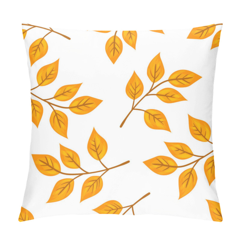 Personality  Autumn Leaves Seamless Pattern. Pillow Covers