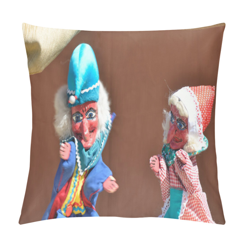 Personality  Punch And Judy Puppet Show Pillow Covers