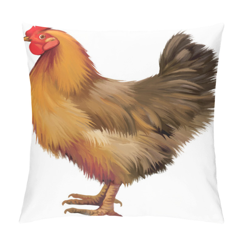 Personality  Brown Hen Pillow Covers