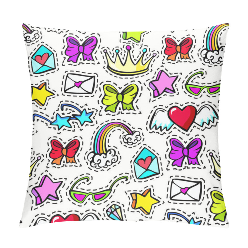 Personality  Decorative Fashion Patch Badges Pillow Covers