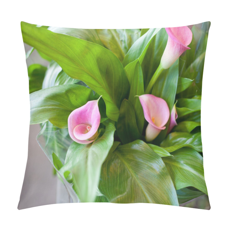 Personality  Pink Calla Lily (Calla Rehmanii) Pillow Covers