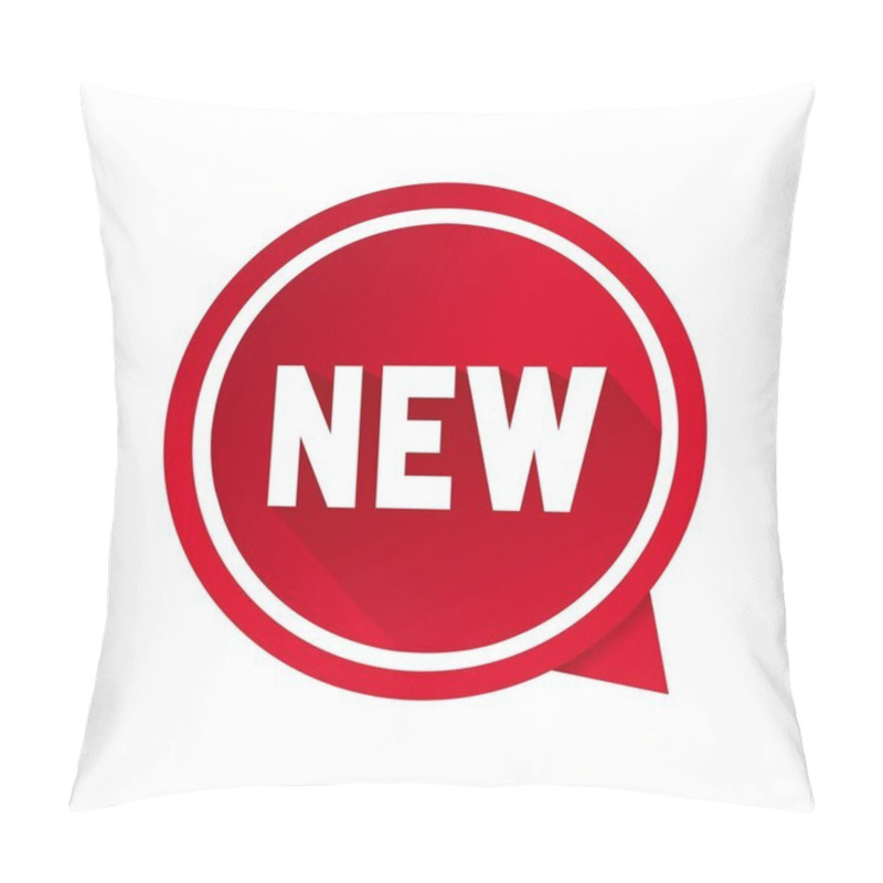 Personality  New, Icon Design. Flat Style Banner Template. Vector Illustration. Pillow Covers