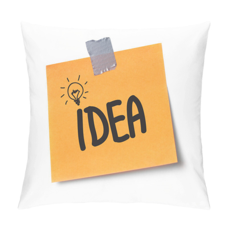 Personality  Idea On Adhesive Note Pillow Covers