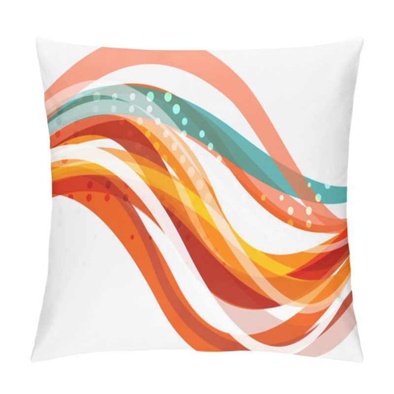 Personality  Flowing Abstract Background Pillow Covers