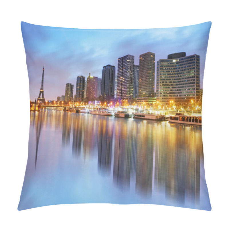 Personality  Paris Skyline With Eiffel Tower In Background Pillow Covers