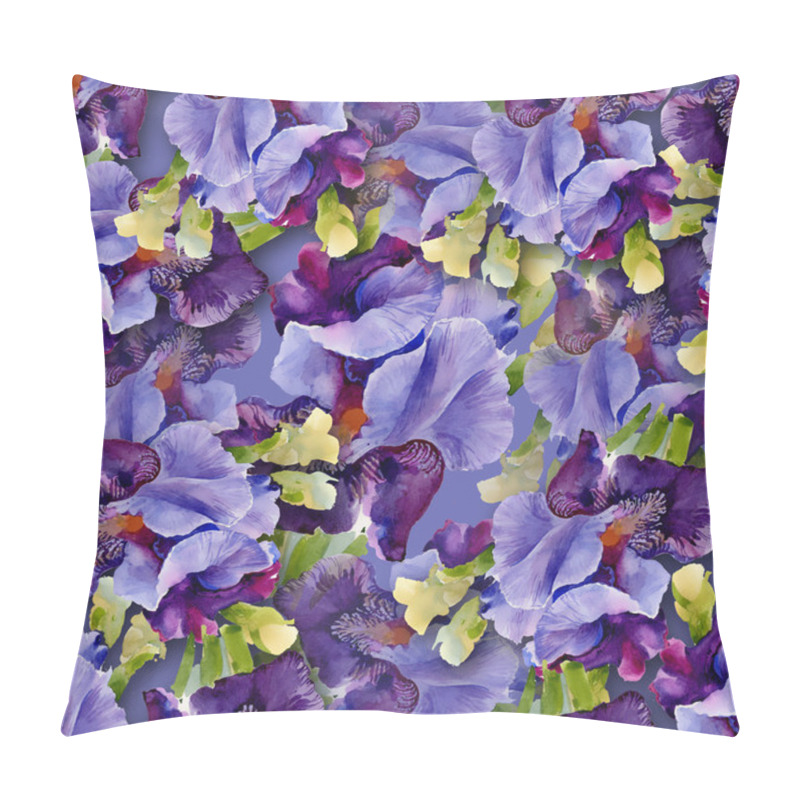 Personality  Irises Pattern Pillow Covers