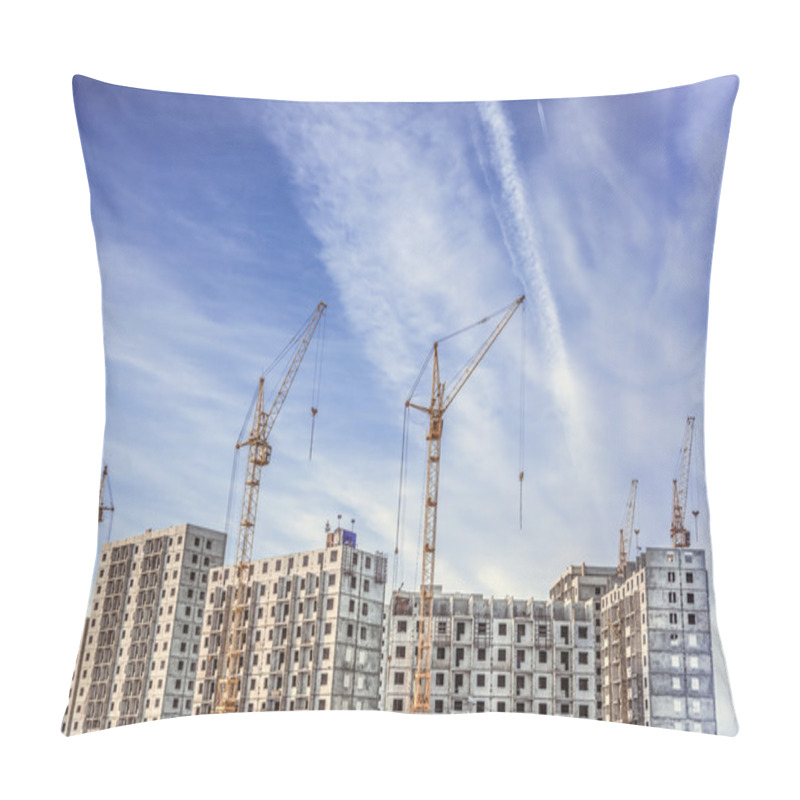 Personality  High-rise Houses Pillow Covers