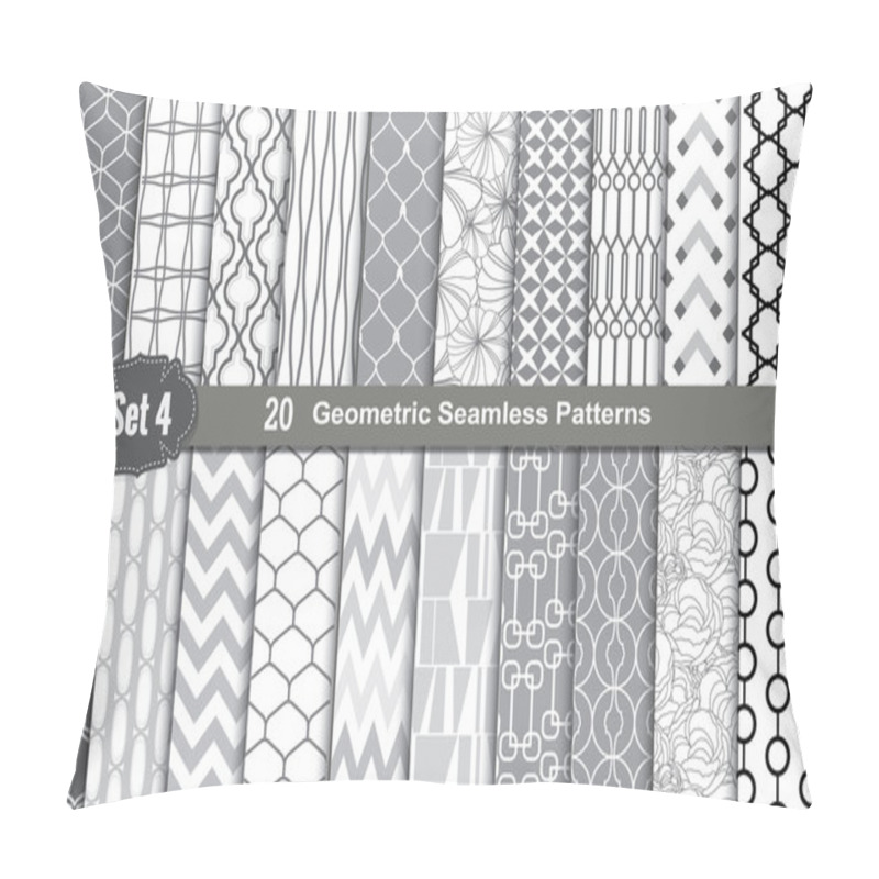 Personality  Geometric Seamless Patterns. Pillow Covers