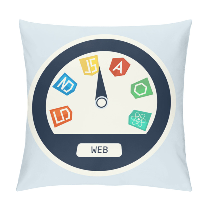 Personality  Web Development In Speedometer Pillow Covers