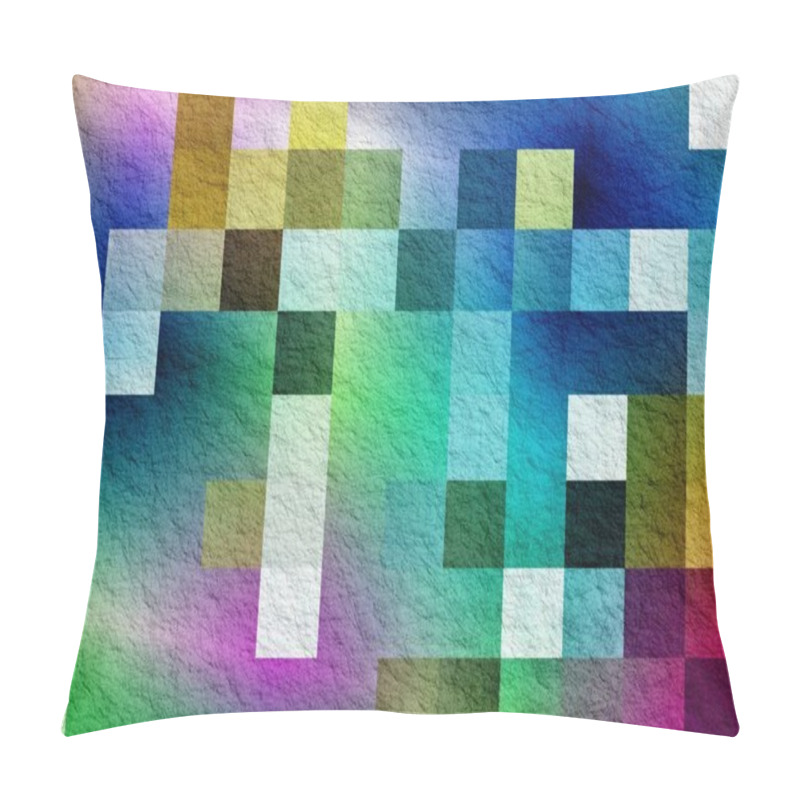 Personality  Abstract Background With Geometric Pattern Pillow Covers