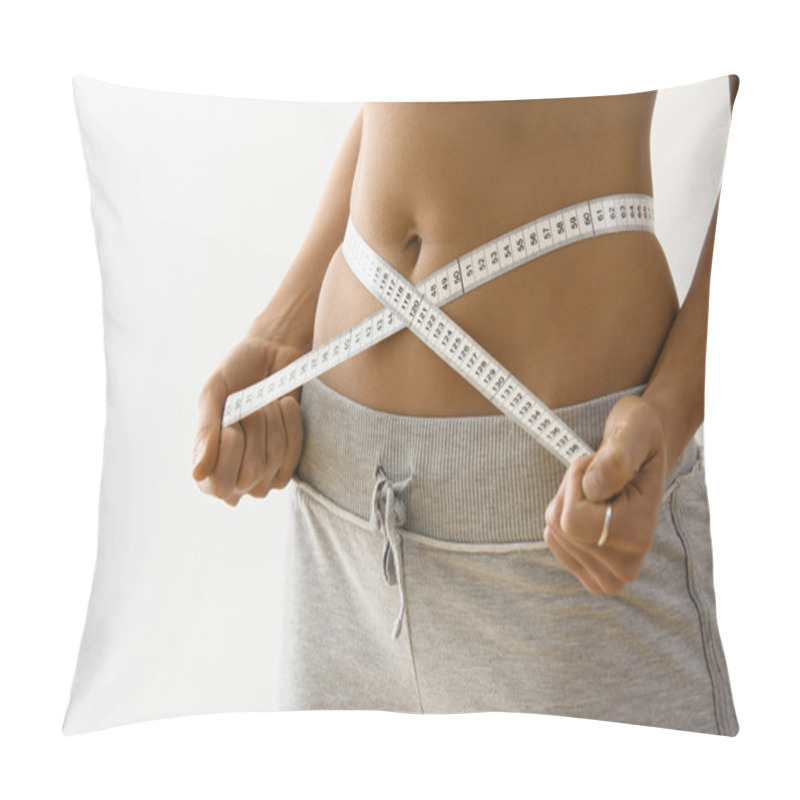 Personality  Woman Losing Weight Pillow Covers