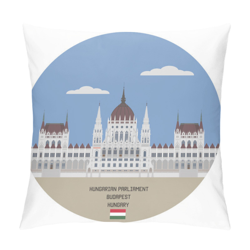 Personality  Hungarian Parliament. Budapest, Hungary  Pillow Covers