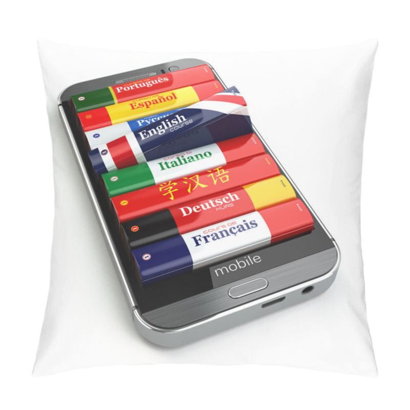 Personality  E-learning. Mobile Dictionary. Learning Languages Online. Pillow Covers