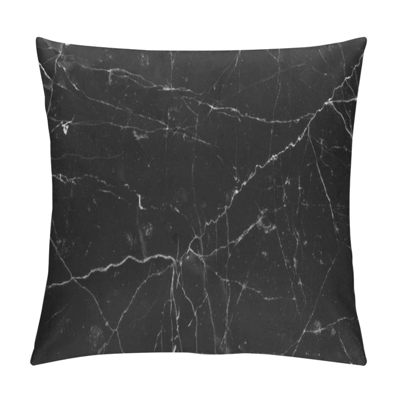 Personality  Black Marble Luxury Decor Pattern Texture Unique Background Pillow Covers