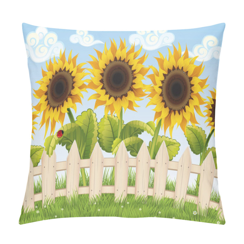 Personality  Sunflowers Pillow Covers