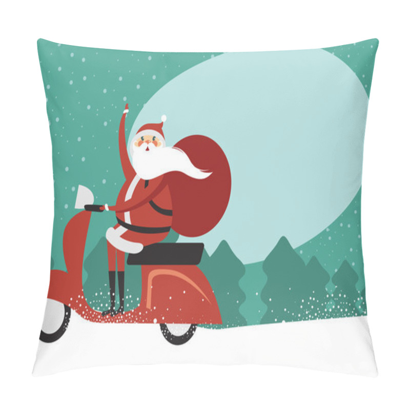 Personality  Christmas Card With Copy Space Pillow Covers