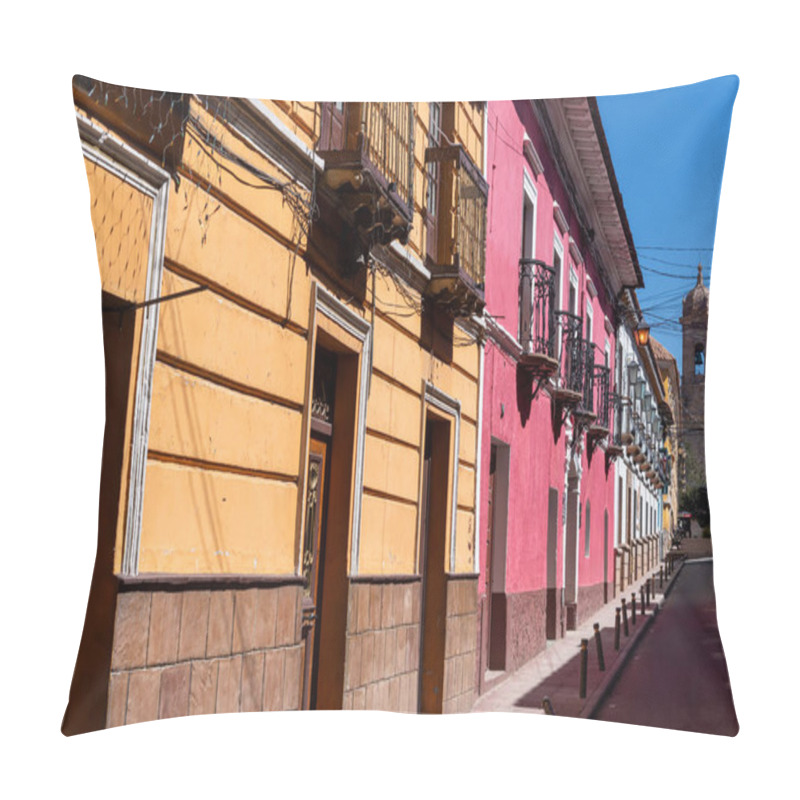 Personality  February 23, 2020: Colonial Streets With In Potosi. Potosi, Bolivia Pillow Covers