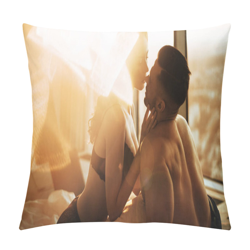 Personality  Romantic Time In A Bedroom Of A Married Couple Pillow Covers