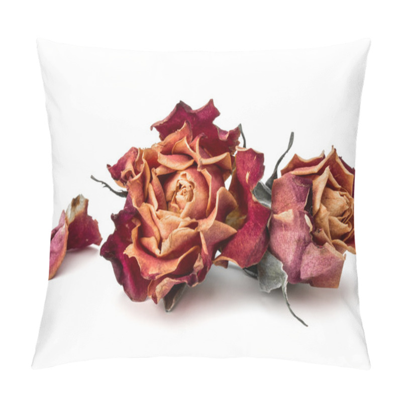 Personality  Dried Rose Flower Heads Pillow Covers