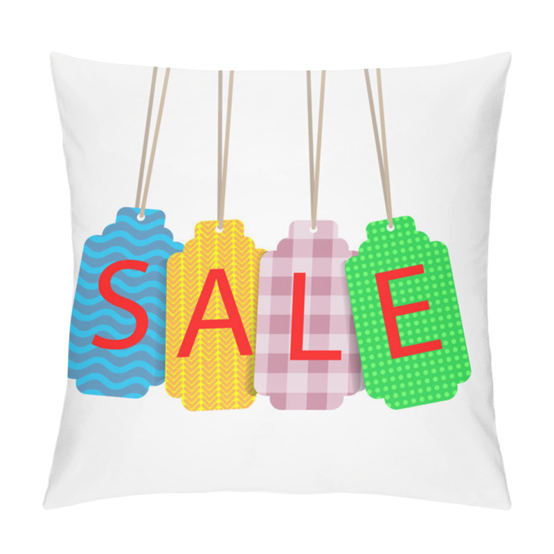 Personality  Sale Labels Vector  Illustration  Pillow Covers