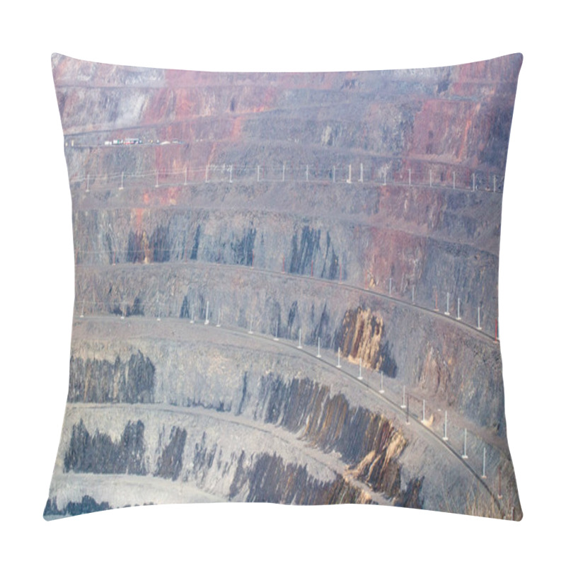 Personality  Mining In The Open-pit Mine Of The Yugok Mining Concentrating Plant In Kryvyi Rih Pillow Covers