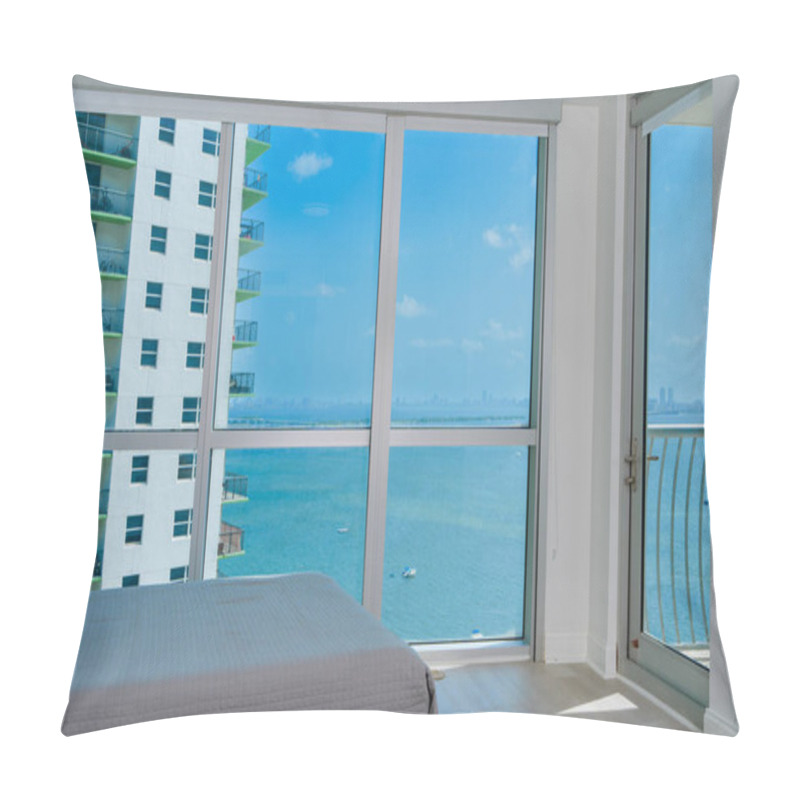 Personality  Interior Real Estate Photography Miami Bay View Pillow Covers