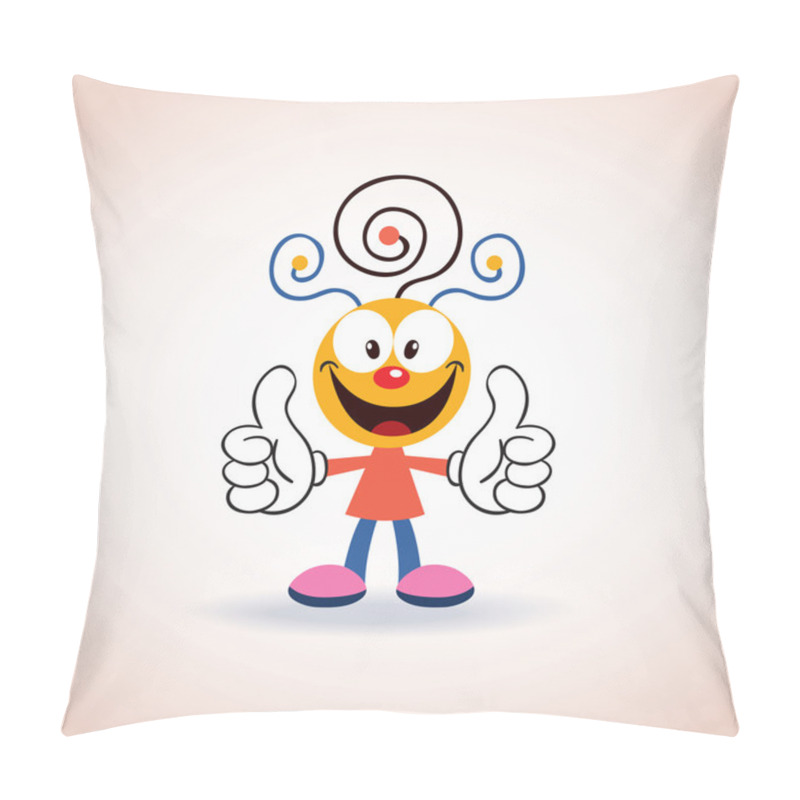 Personality  Cute Mascot Cartoon Character Pillow Covers