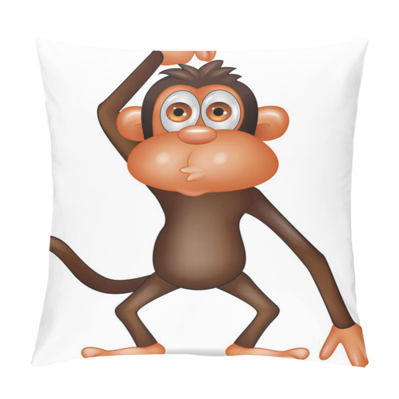 Personality  Smart Monkey Cartoon Pillow Covers