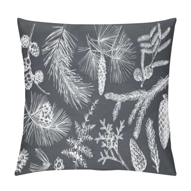 Personality  Christmas Plants Collection Pillow Covers