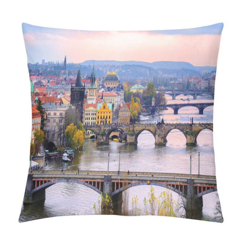 Personality  Old town and the bridges, Prague, Czech Republic pillow covers