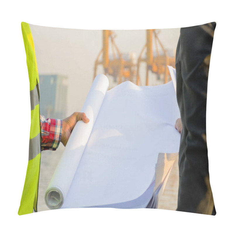 Personality  Engineers And Experts Are Reviewing The Workflow. Pillow Covers