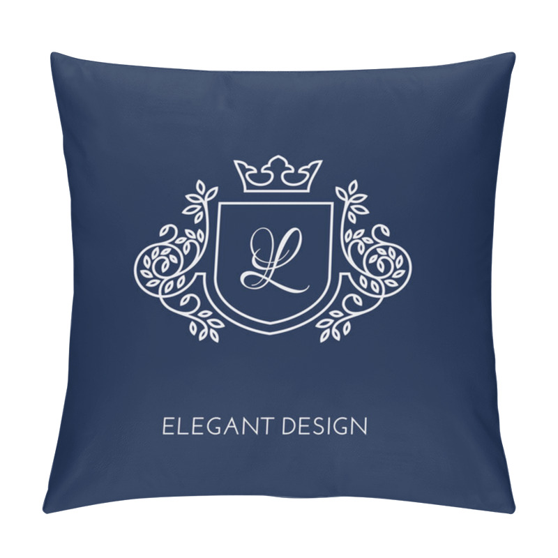 Personality  Monogram Design Template Pillow Covers