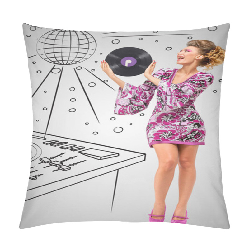 Personality  Fashionable Hippie Girl Pillow Covers