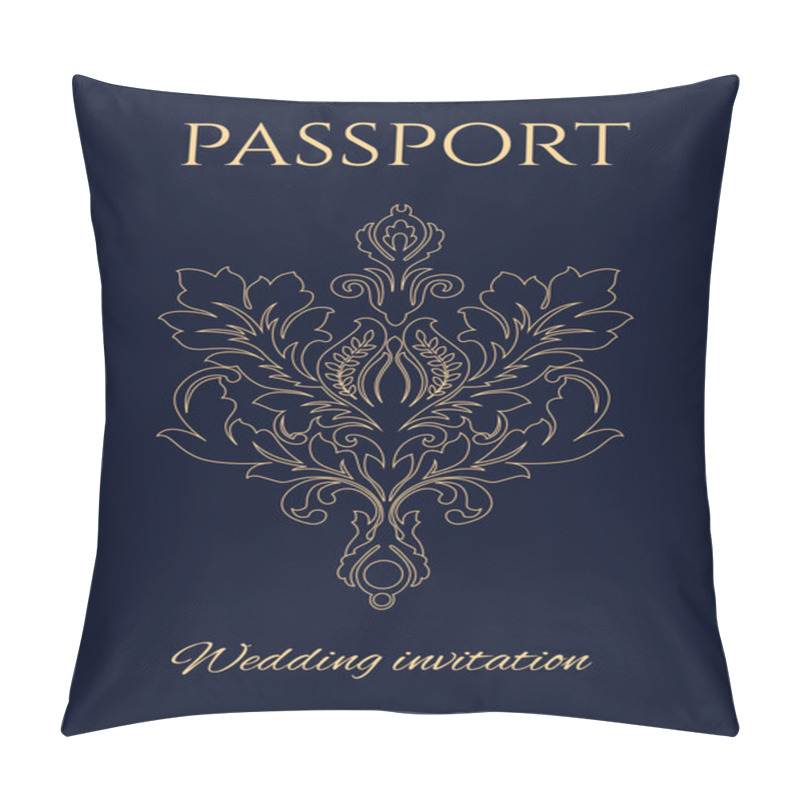 Personality  Wedding invitation passport pillow covers